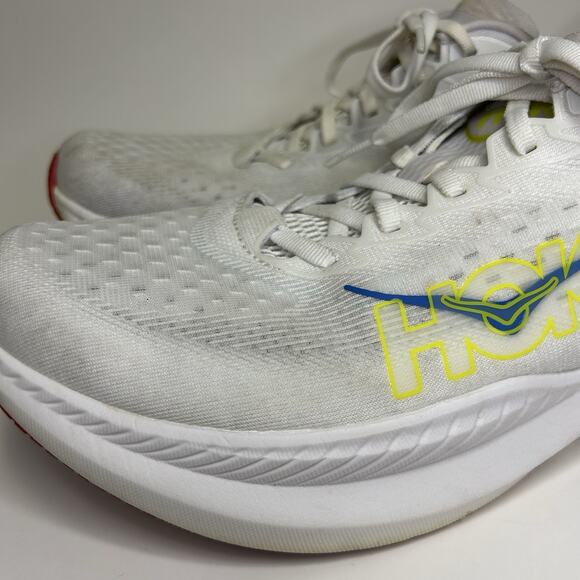 Hoka One One Mach 6 Men\'s Size 11.5 Running Shoes White Sneakers Athletic main image 15